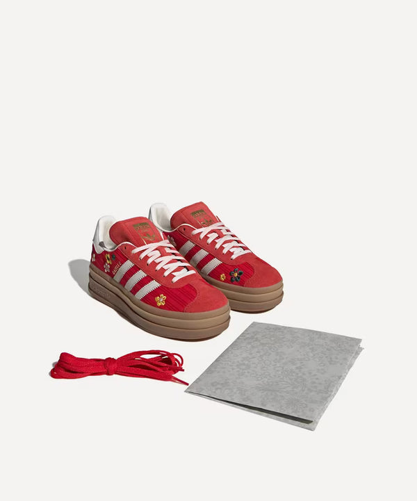 Adidas Gazelle Bold x Liberty London – Rød – Rød