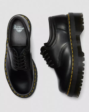 Dr. Martens 8053 lædersko med platformssål – Sort