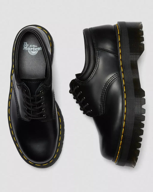 Dr. Martens 8053 lædersko med platformssål – Sort