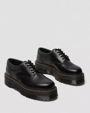 Dr. Martens 8053 lædersko med platformssål – Sort