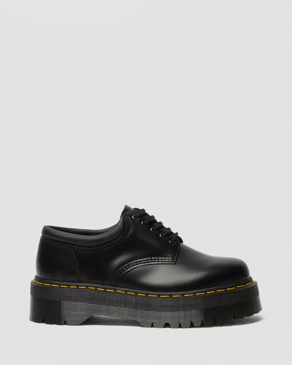 Dr. Martens 8053 lædersko med platformssål – Sort