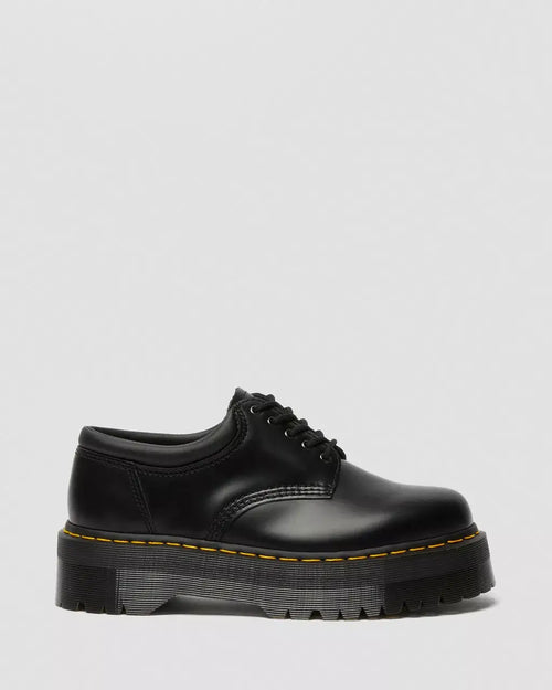Dr. Martens 8053 lædersko med platformssål – Sort