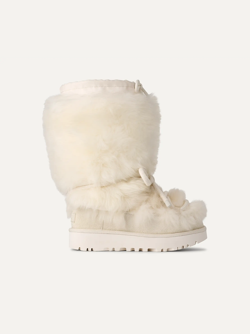 UGG Classic Tall Chalet-støvle – Hvid – Hvid