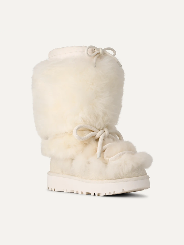 UGG Classic Tall Chalet-støvle – Hvid – Hvid